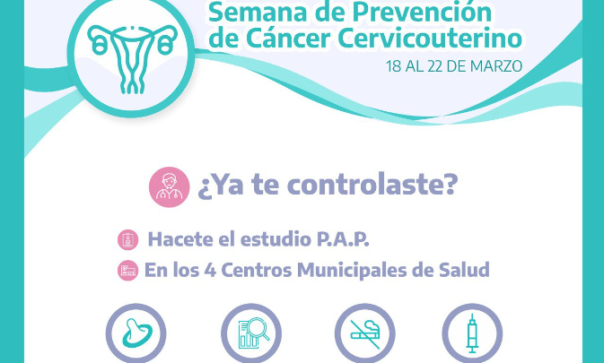 Río Grande: Lanzan la semana de prevención de Cáncer Cervicouterino