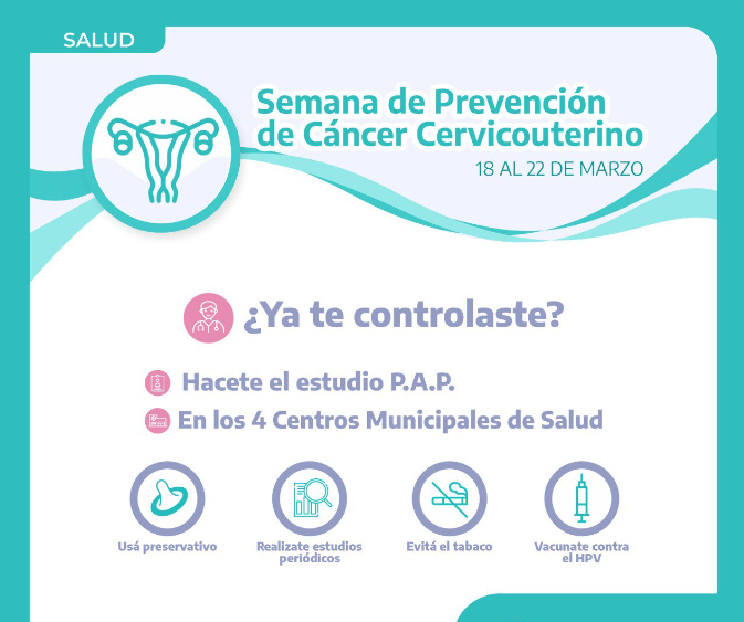 Río Grande: Lanzan la semana de prevención de Cáncer Cervicouterino