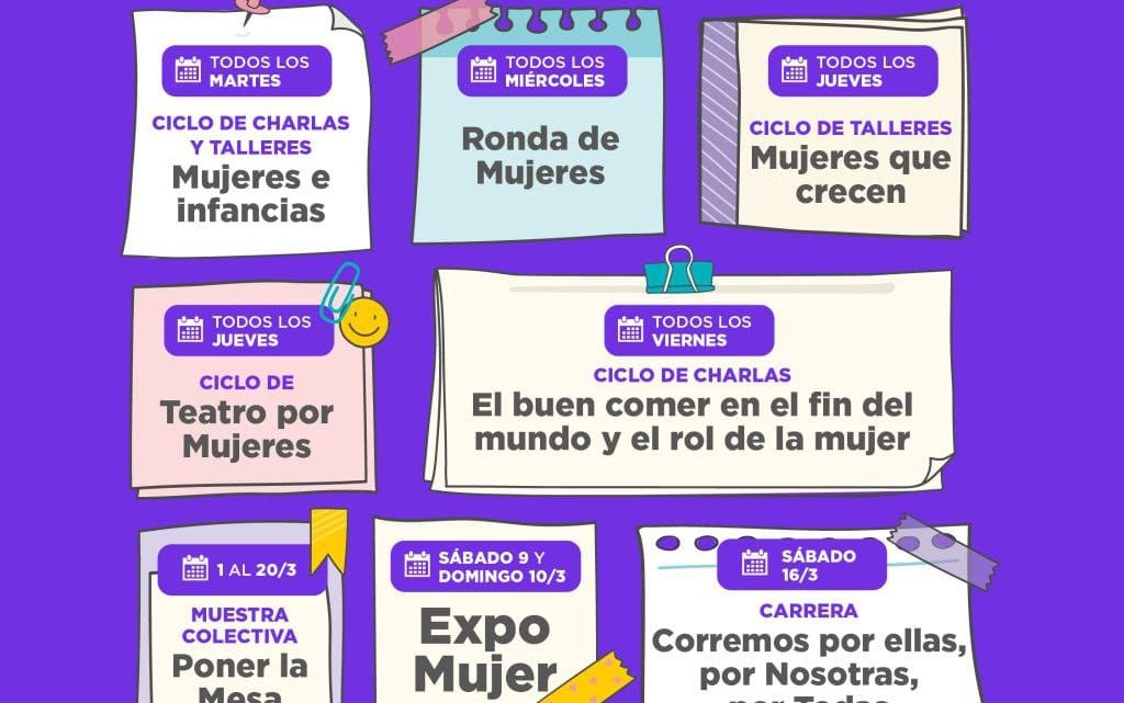 LA MUNICIPALIDAD DE USHUAIA INVITA A PARTICIPAR DE ACTIVIDADES DURANTE TODO EL MES DE LA MUJER