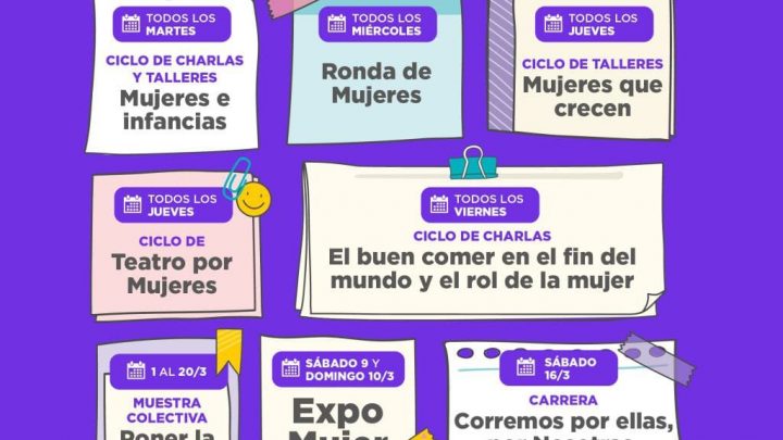 LA MUNICIPALIDAD DE USHUAIA INVITA A PARTICIPAR DE ACTIVIDADES DURANTE TODO EL MES DE LA MUJER