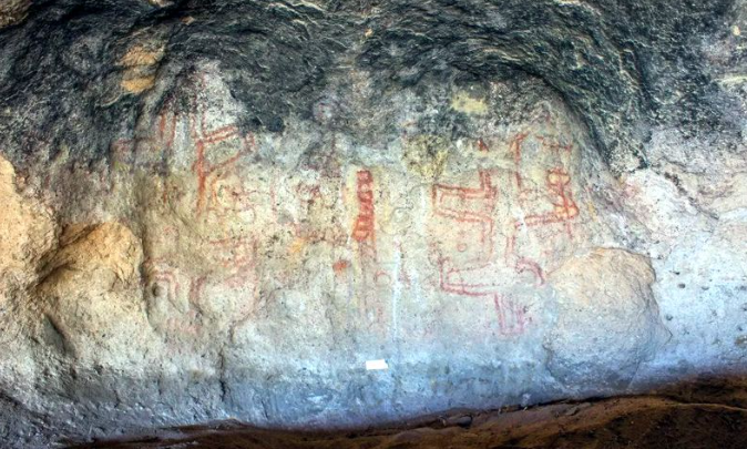 Arqueología: El arte rupestre más antiguo de la Patagonia es un dibujo misterioso en una cueva