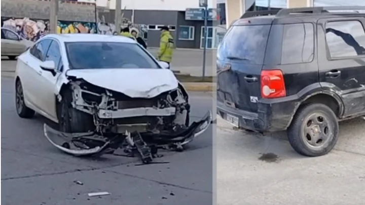 Choque entre vehículo y camioneta en Río Grande