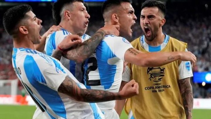 Victoria 1 a 0: Copa América: Argentina derrotó a Chile y selló el pase a cuartos de final