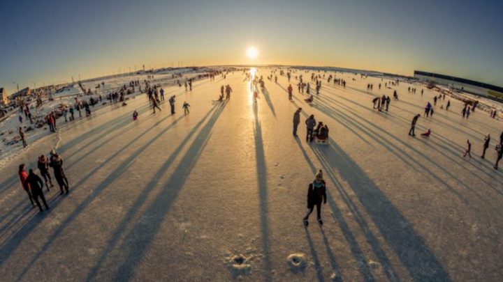 !Ahora sí! Habilitada: Ya se puede patinar y jugar en la Laguna de los Patos