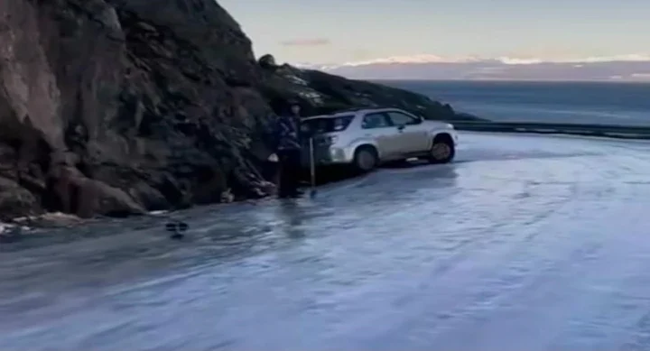 Cierre de la ruta a playa larga por falta de mantenimiento vial y despistes.