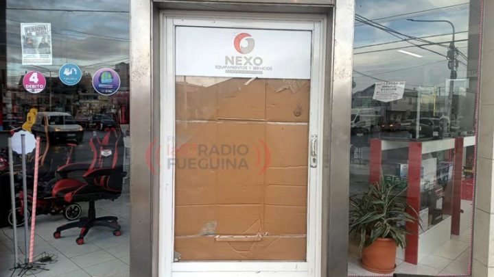 Río Grande: Destrozos y robo millonario en un comercio de electrónica en pleno centro