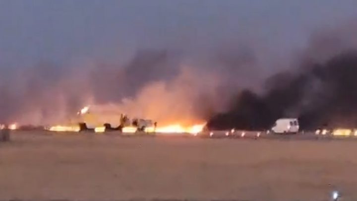 Tragedia en San Luis: cayó un avión caza y murió el piloto
