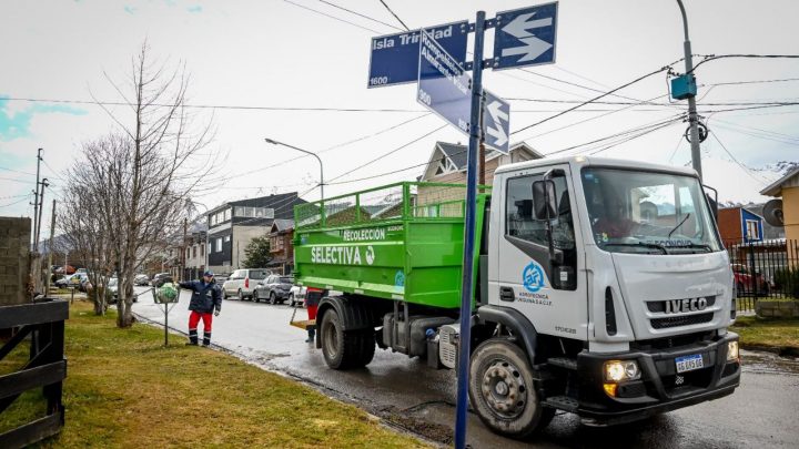 Ushuaia: Destacan la recolección selectiva de residuos en los puntos verdes