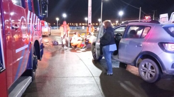 Accidente en la rotonda: Dieron de alta al ciclista atropellado esta mañana