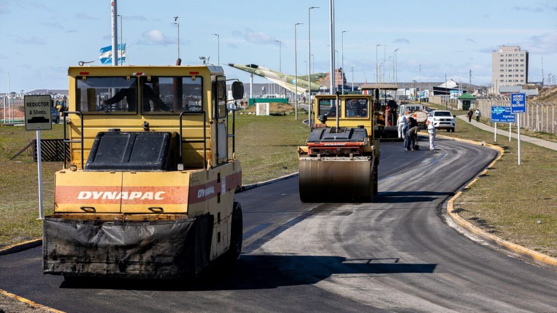 Río Grande: Habilitan el primer tramo de la obra de la Av. Héroes de Malvinas