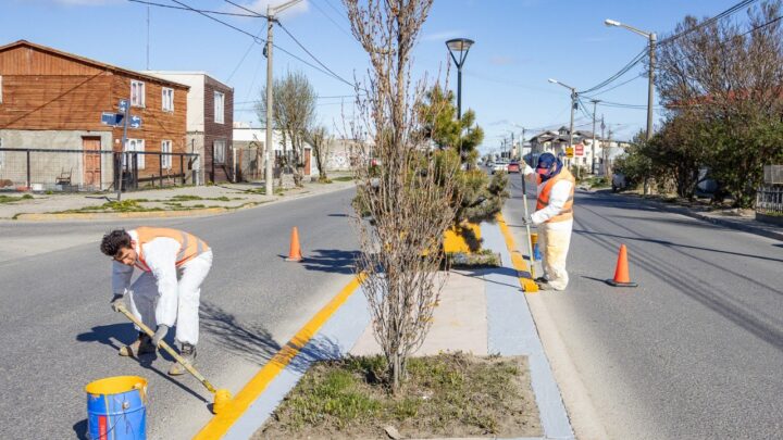 Río Grande: Siguen las tareas de embellecimiento en espacios públicos