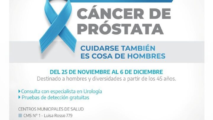 Río Grande: Promueven la campaña de prevención de Cáncer de Próstata