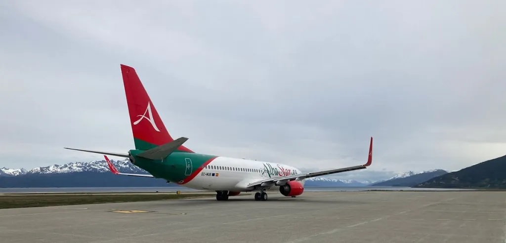 Expansión: Flybondi voló por primera vez en modalidad ACMI a Ushuaia