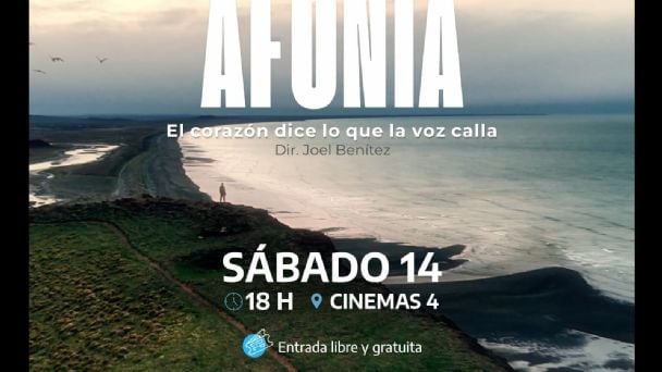 Proyectarán en Río Grande el largometraje «Afonía», con entrada libre y gratuita este sábado.