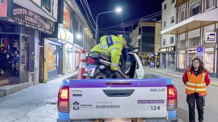 Tránsito del Municipio incautó cuatro motos en Ushuaia
