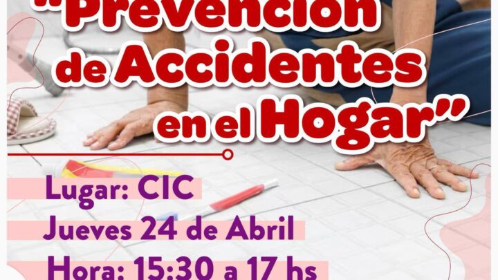 Taller sobre prevención de accidentes en el hogar para personas mayores en Tolhuin