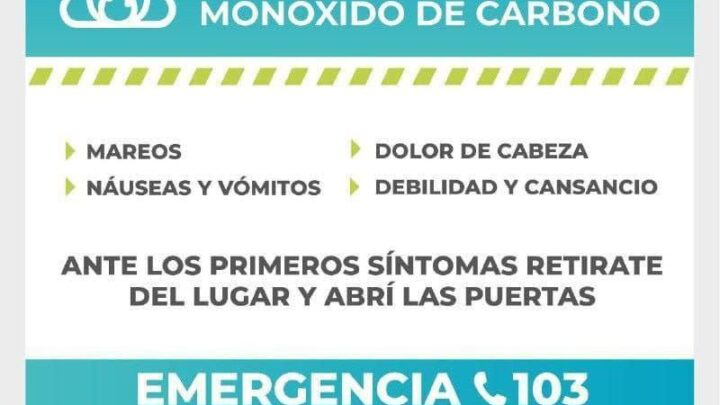 RECOMENDACIONES PARA PREVENIR INCIDENTES POR MONÓXIDO DE CARBONO