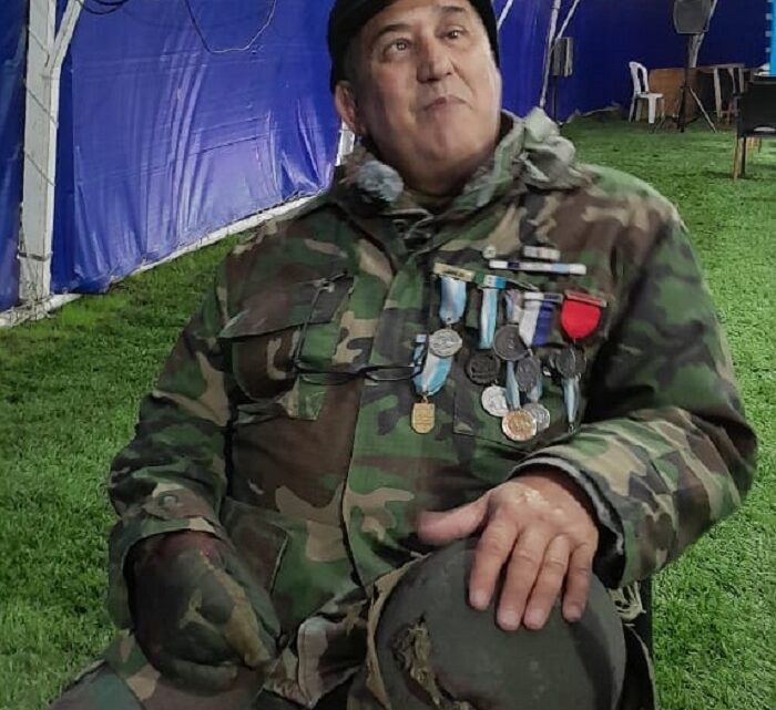 Un soldado con graves heridas en la Guerra, que se traslada a RG para la Vigilia Un soldado con graves heridas en la Guerra, que se traslada a RG para la Vigilia