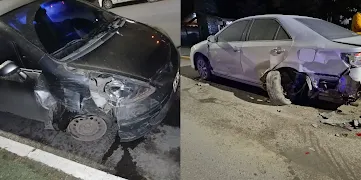 CHOQUE VEHICULAR EN AVENIDA LEANDRO N. ALEM: INTERVINO PERSONAL DE EMERGENCIA