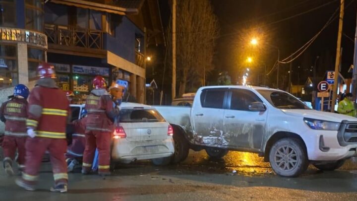 Dos heridos en un violento choque ocurrido en Ushuaia
