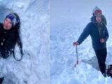 Milagroso rescate de una pareja de Ushuaia sepultada por una avalancha