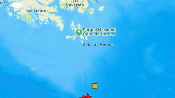 NUEVO SISMO DE 5,7 GRADOS SE REGISTRÓ AL SUR DE USHUAIA