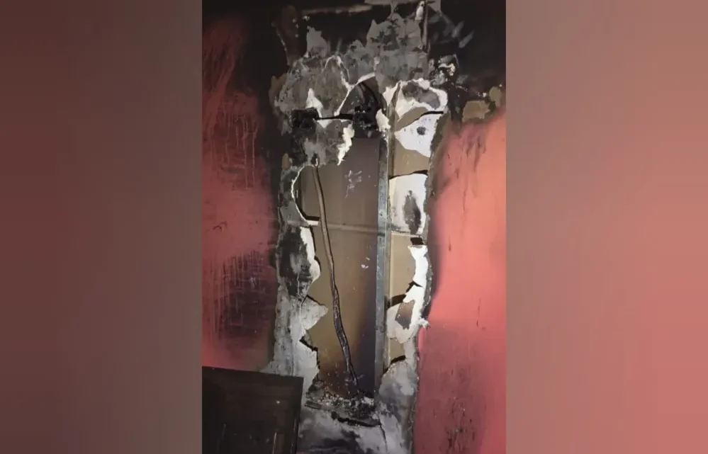 INICIO DE INCENDIO EN USHUAIA TERMINÓ CON UNA MUJER HOSPITALIZADA.