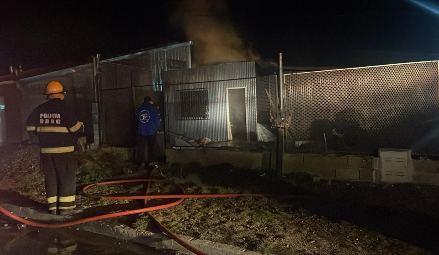 INCENDIO EN VIVIENDA EN CONSTRUCCIÓN TRAS INSTALAR UN CALEFACTOR. INCENDIO EN VIVIENDA EN CONSTRUCCIÓN TRAS INSTALAR UN CALEFACTOR.