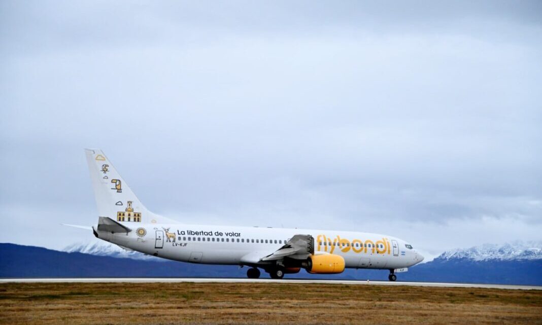 Flybondi anunció el inicio de los vuelos entre Ushuaia y Córdoba
