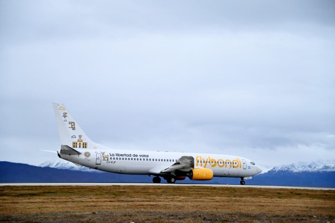 Flybondi anunció el inicio de los vuelos entre Ushuaia y Córdoba